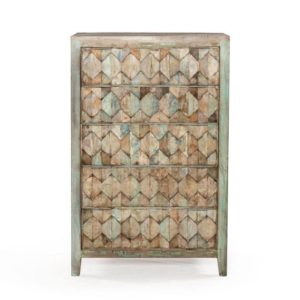 Ibiza 32" Wide Reclaimed Wood Tall Chest